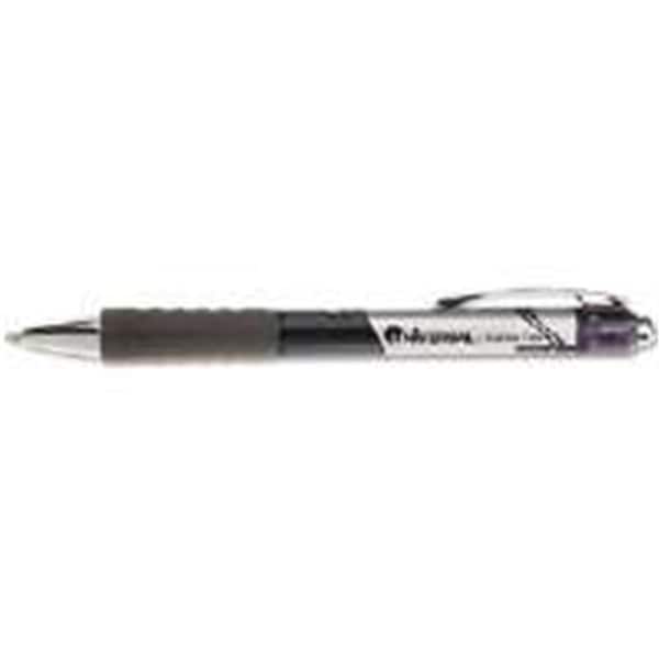 Coolcrafts UNV39710 Roller Ball Retractable Gel Pen- Black Ink- Medium- Dozen CO3235764 - main